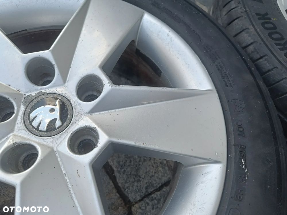 Felgi Aluminiowe 16 Skoda Octavia 3 5x112 ET46 5E0601025H Koła VW Seat Audi 6,5Jx16H2 - 15