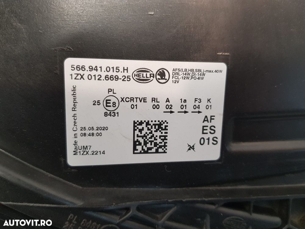 Far Stanga Full Led Skoda Kodiaq  566941015H - 8