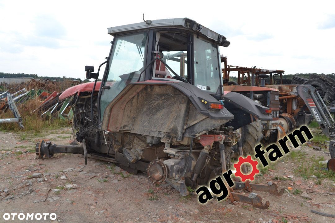 Massey ferguson części 8130 silnik skrzynia zwolnica układ planetarny most obudowa wał piasta kosz - 1