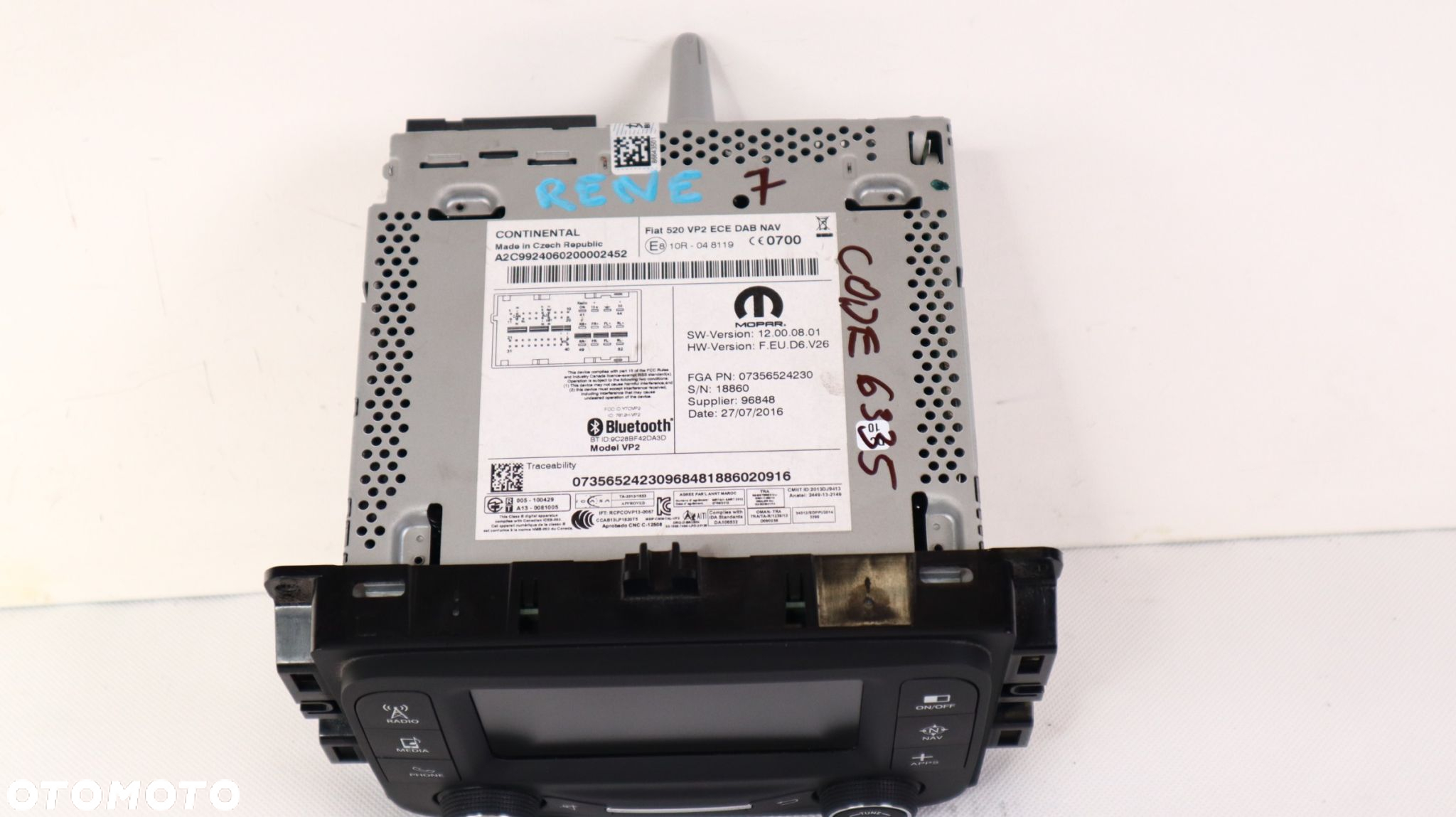 JEEP RENEGADE RADIO EKRAN NAWIGACJA 7356524230 - 8