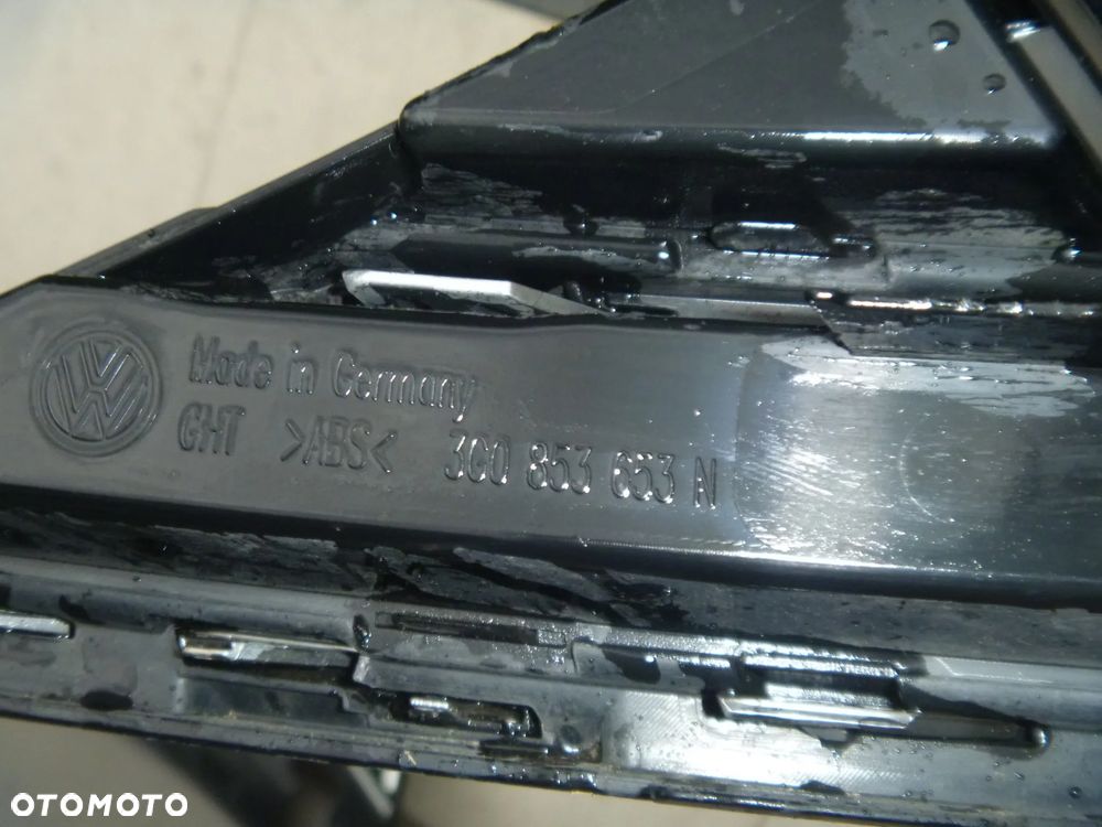 VW VOLKSWAGEN PASSAT B8 LIFT ATRAPA ZDERZAKA PRZEDNIEGO ORYGINAŁ 3G0853653N - 4
