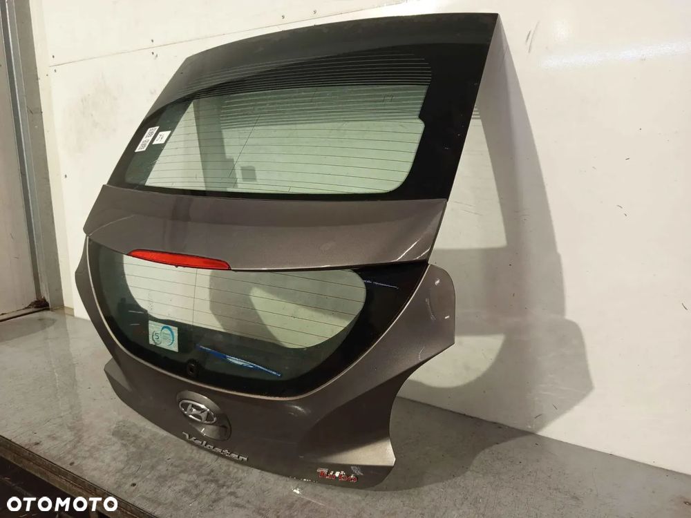 ! KLAPA TYŁ TYLNA BAGAŻNIKA DO HYUNDAI VELOSTER SZARY N9S - 2