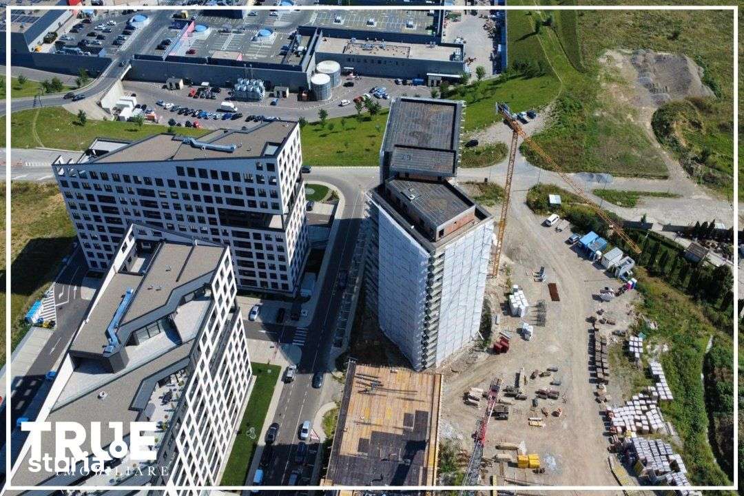 Studio de vânzare, 39m² + 6m² balcon, Skyline City! — fotografia 1