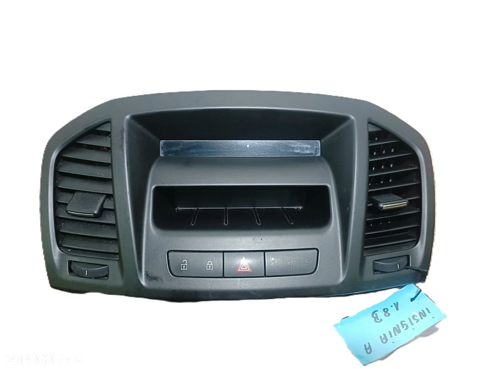 OPEL INSIGNIA A 08-17 wyświetlacz radia 13338335 + obudowa ramka  * - 1