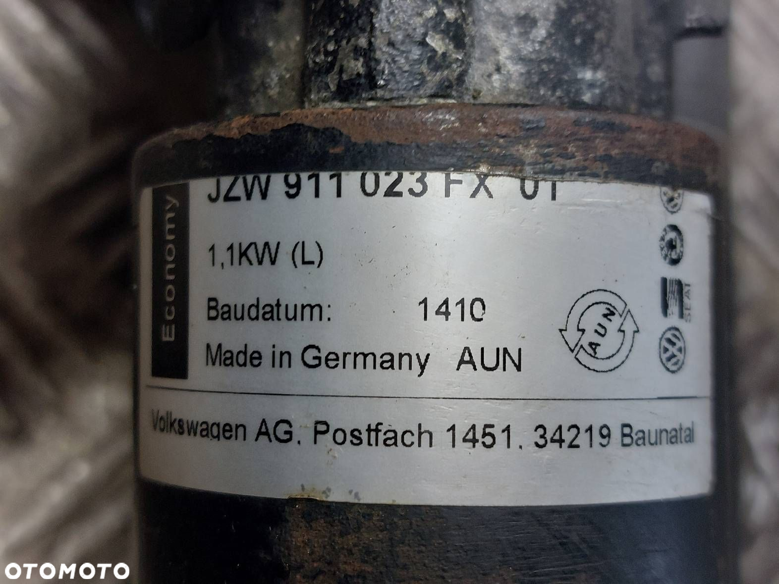 ROZRUSZNIK VOLKSWAGEN BORA I 1.6 16V 020911023F - 7