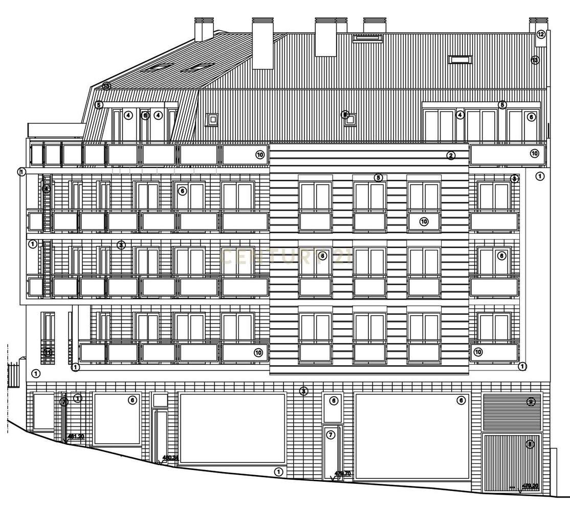 Apartamento T1 em construção, no centro de Viseu - Grande imagem: 2/3