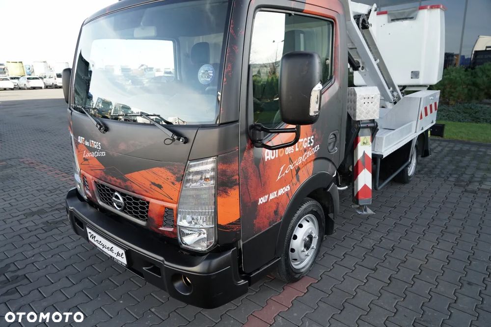 Nissan CABSTAR / ZWYŻKA 16,3 METRÓW / FRANCE ELEVATEUR /  BLIŹNIAK / UDŹWIG - 200 kg / 4 PODPORY / - 15