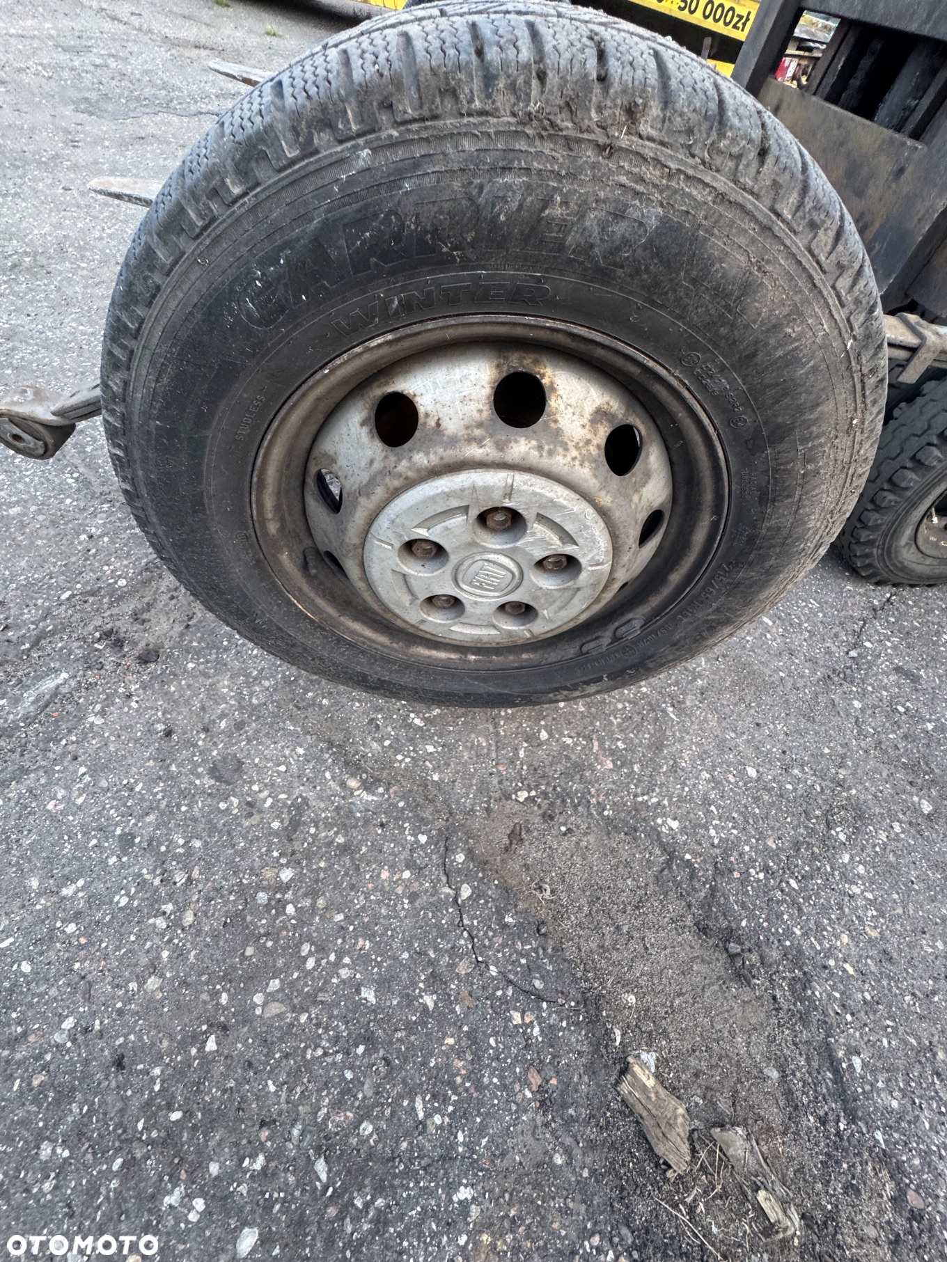 Fiat ducato 3 III Belka tył tylnia koła felga opona resor resory 2 piura pióra podwójne - 4