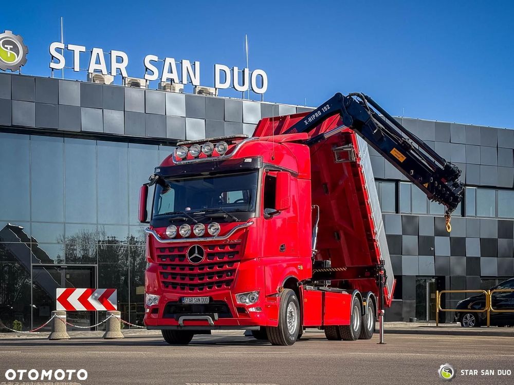Mercedes-Benz AROCS 3358L 6x4 HIAB 192X-HIPRO E-6 Żuraw Wywrotka Euro 6 - 8