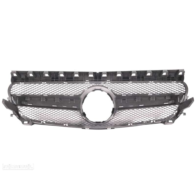 GRELHA FRONTAL MERCEDES CLA W117 13-16 LOOK AMG CROMADA - 4