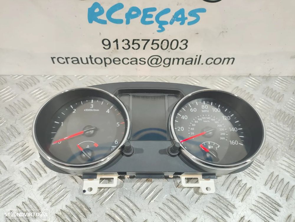QUADRANTE MOSTRADOR PAINEL DE INSTRUMENTOS NISSAN QASHQAI I 1 MK1 J10 FACELIFT FASE 2 24810BR30C - 2