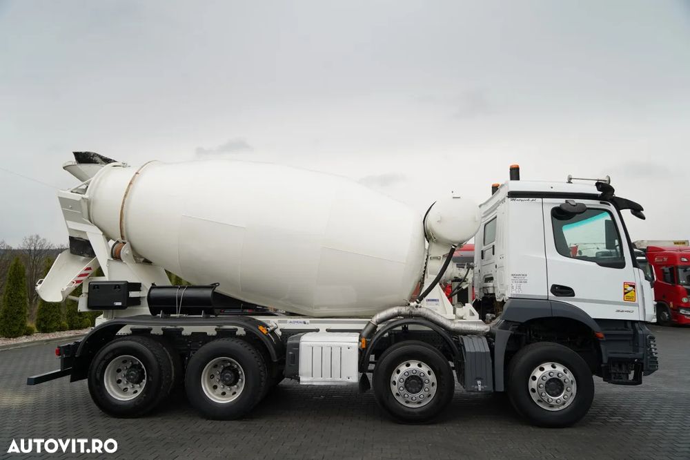 Mercedes-Benz AROCS 3240 / 9M3 BETONIERĂ / 8x4 / BETONIERĂ / AUTOMATĂ / CAMERĂ / JANTE DIN ALIAJ / - 6