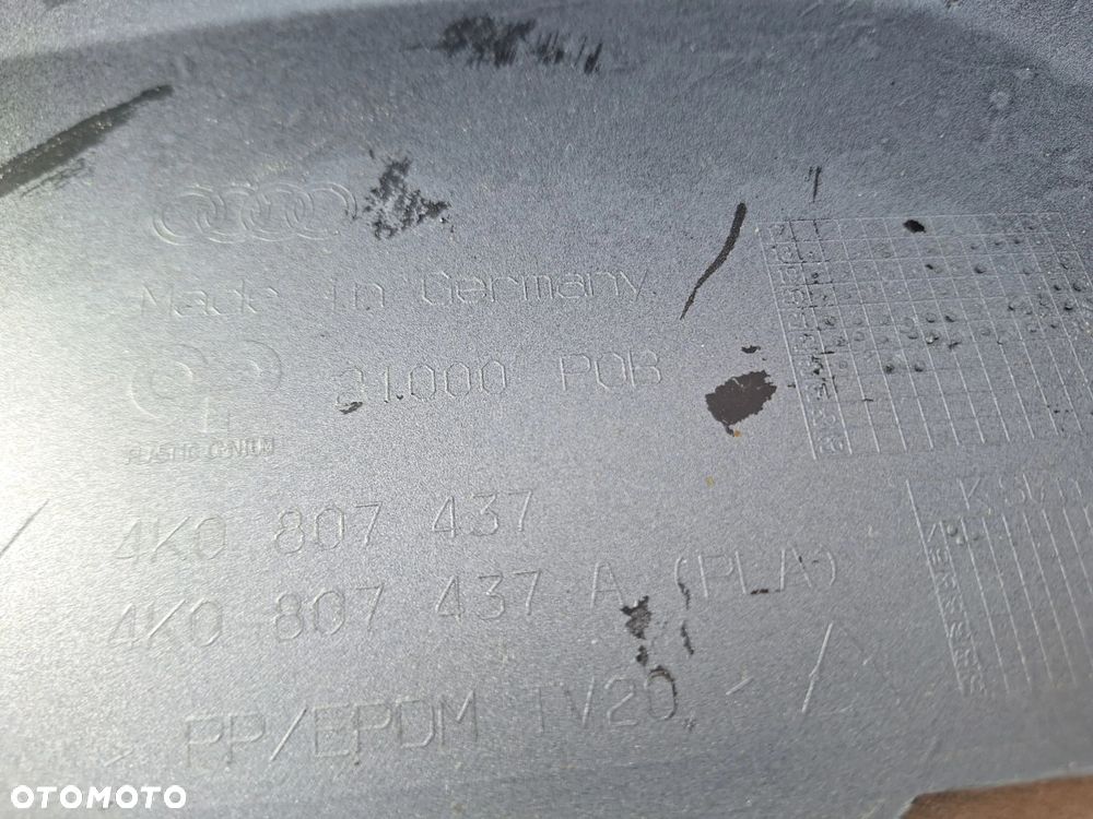 AUDI A6 C8 18-23 4K0 ZDERZAK PRZÓD PRZEDNI+GRILL+KRATKA 4K0807437 WYSYŁKA 24H - 15