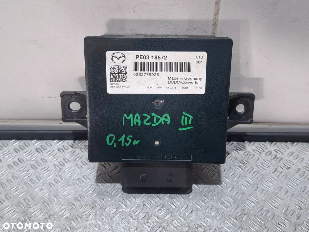 Moduł napięcia DCDC sterownik Mazda III 2015 rok nr PE0318572 - 1