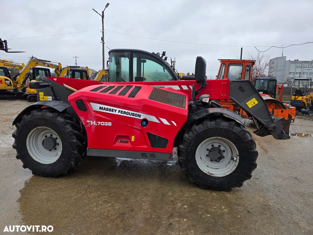 Massey Ferguson MF TH70.38 incarcator telescopic frontal tip manitou merlo dieci jcb faresin bobcat - 7