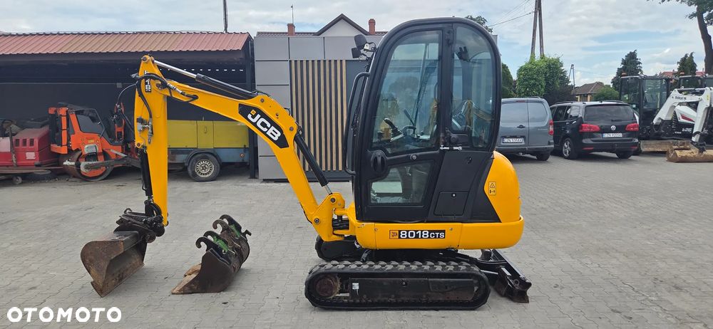 JCB <<Minikoparka JCB 8018cts 2012r, 3 łyżki szybkozłącze hydrauliczne, sprowadzona>> - 1