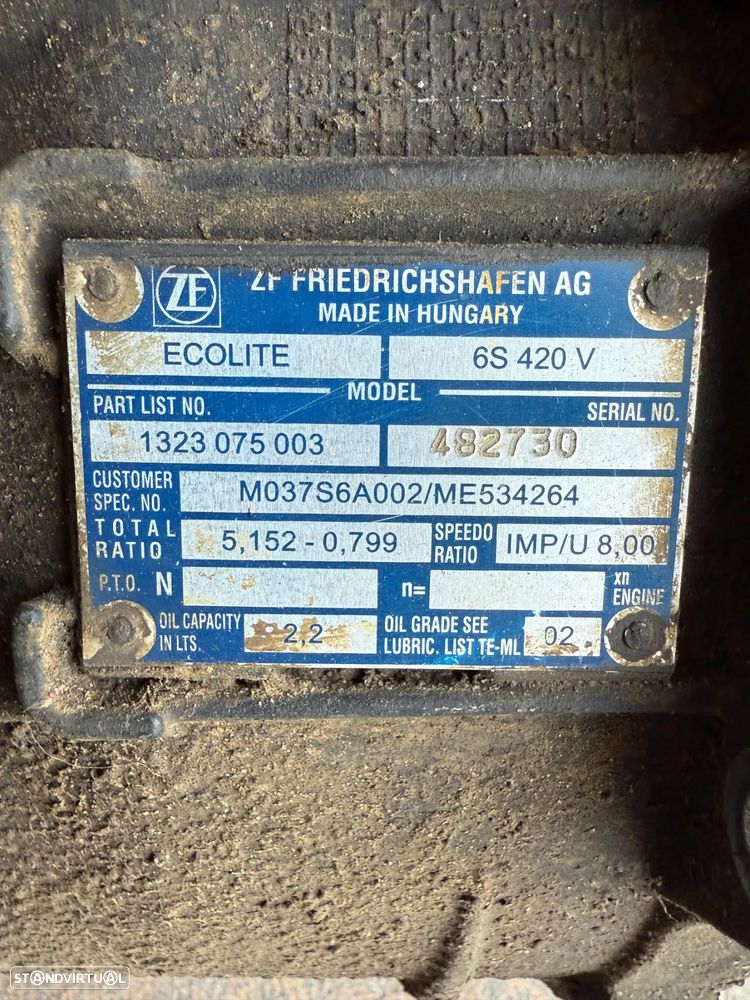 Caixa de Velocidades Mitsubishi Canter 3.0 Ref: MO37/ME534264/1323301/4P10 - 6