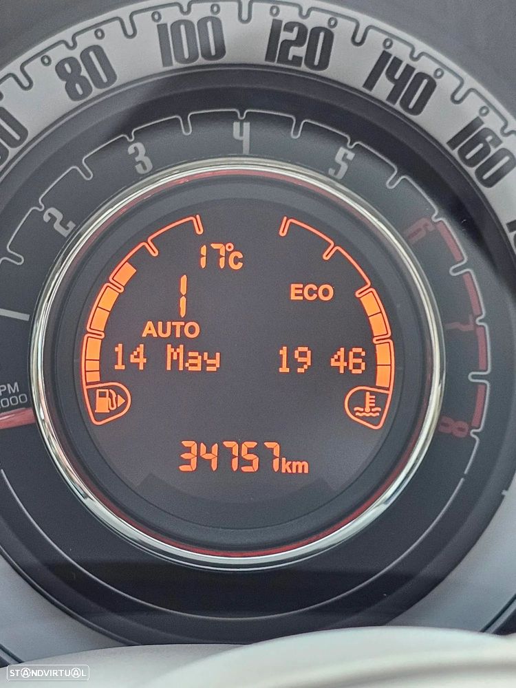 Fiat 500C 1.2 Lounge Dualogic - 8