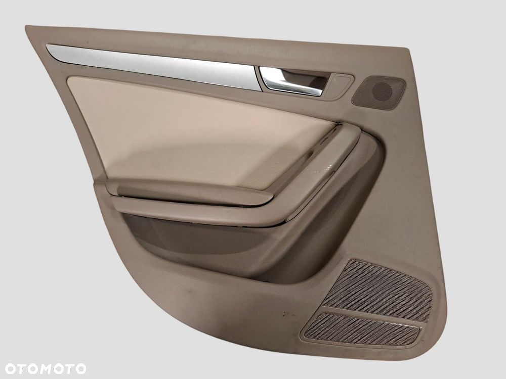 BOCZEK TAPICERKA LEWA TYL SEDAN SKÓRA AUDI A4 B8 SLASK WYSYLKA - 1