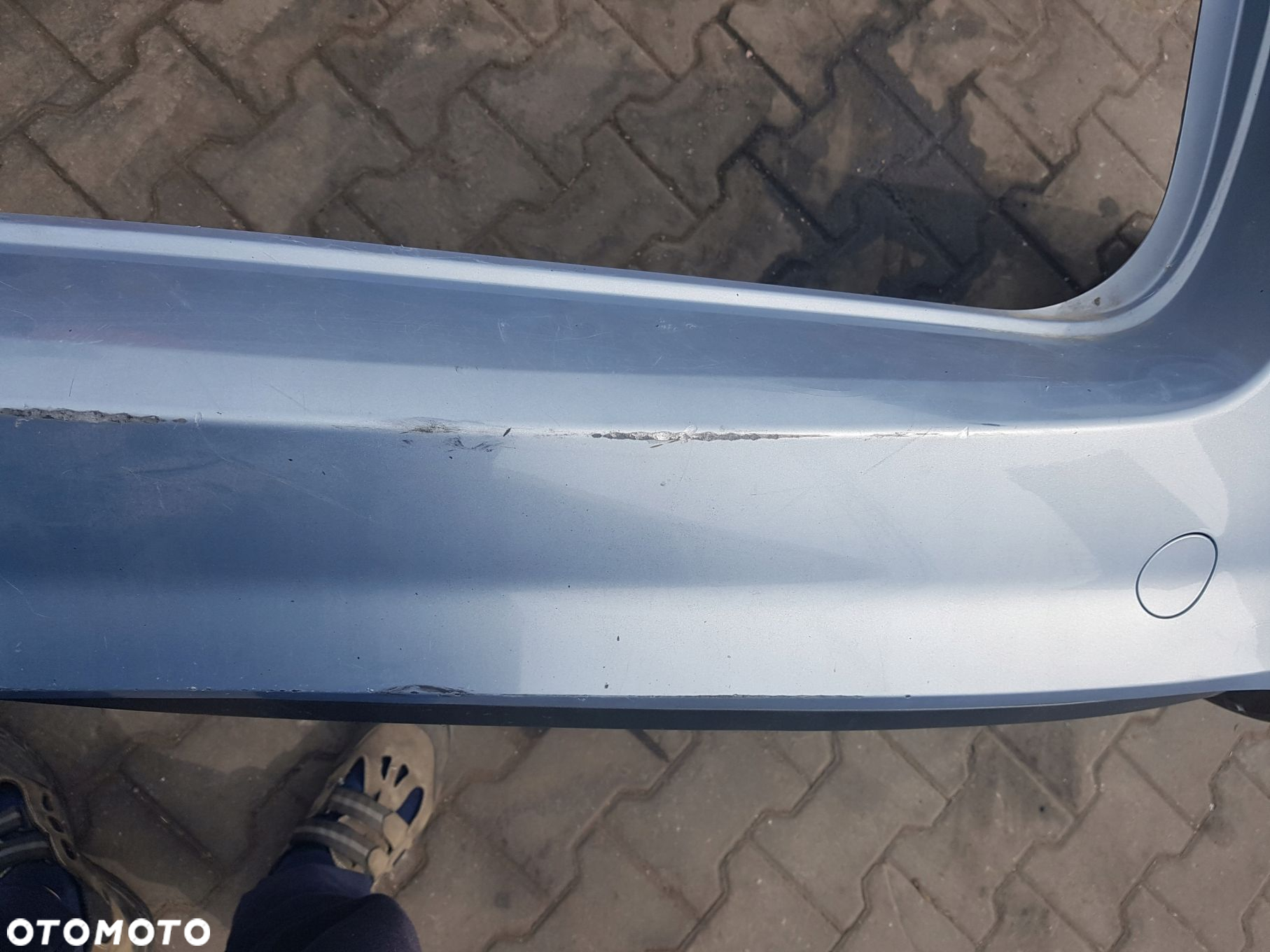 VW PASSAT B7 10-14r KOMBI ZDERZAK TYŁ TYLNY LC7Z - 8