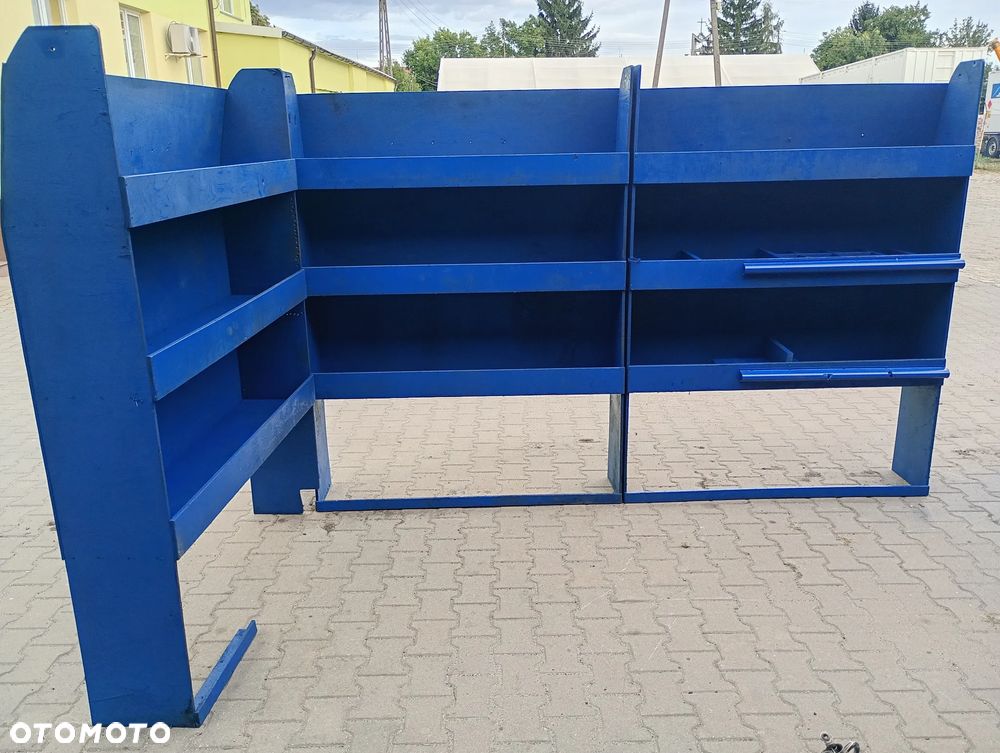 F.VAT  Zabudowa serwisowa regał samochodowy warsztatowy do busa REGAŁY PÓŁKI - 10