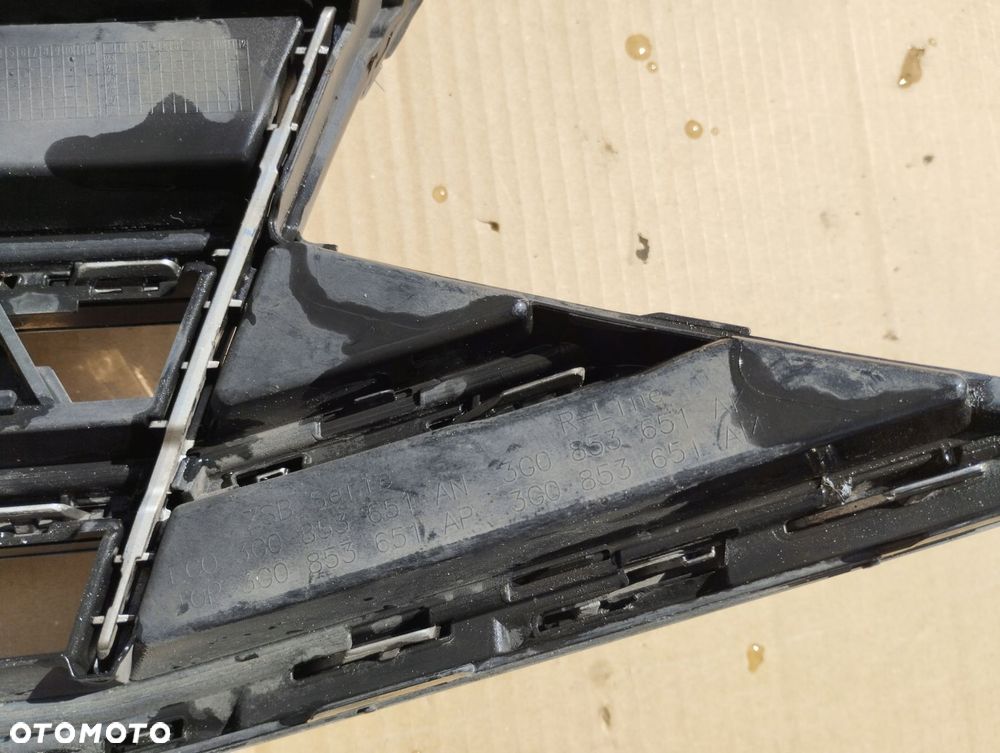 grill atrapa vw passat b8 r-line lift 2019-2023 3g0853651ak - 8