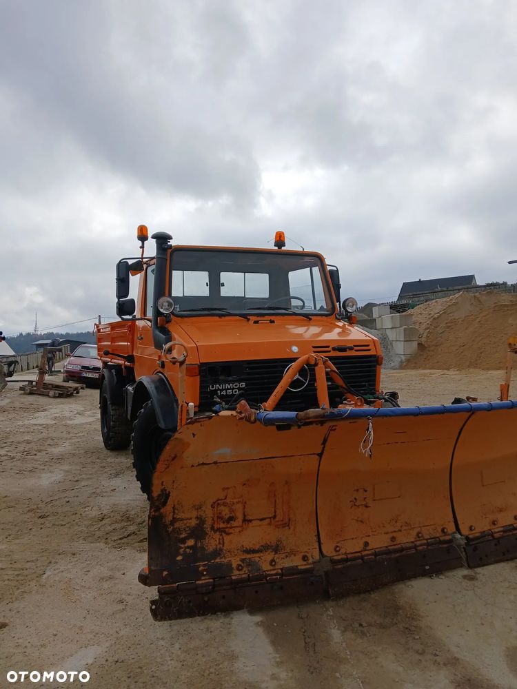 Mercedes-Benz Unimog 1450 4x4 Czołownica Ciagnik rolniczy - 13