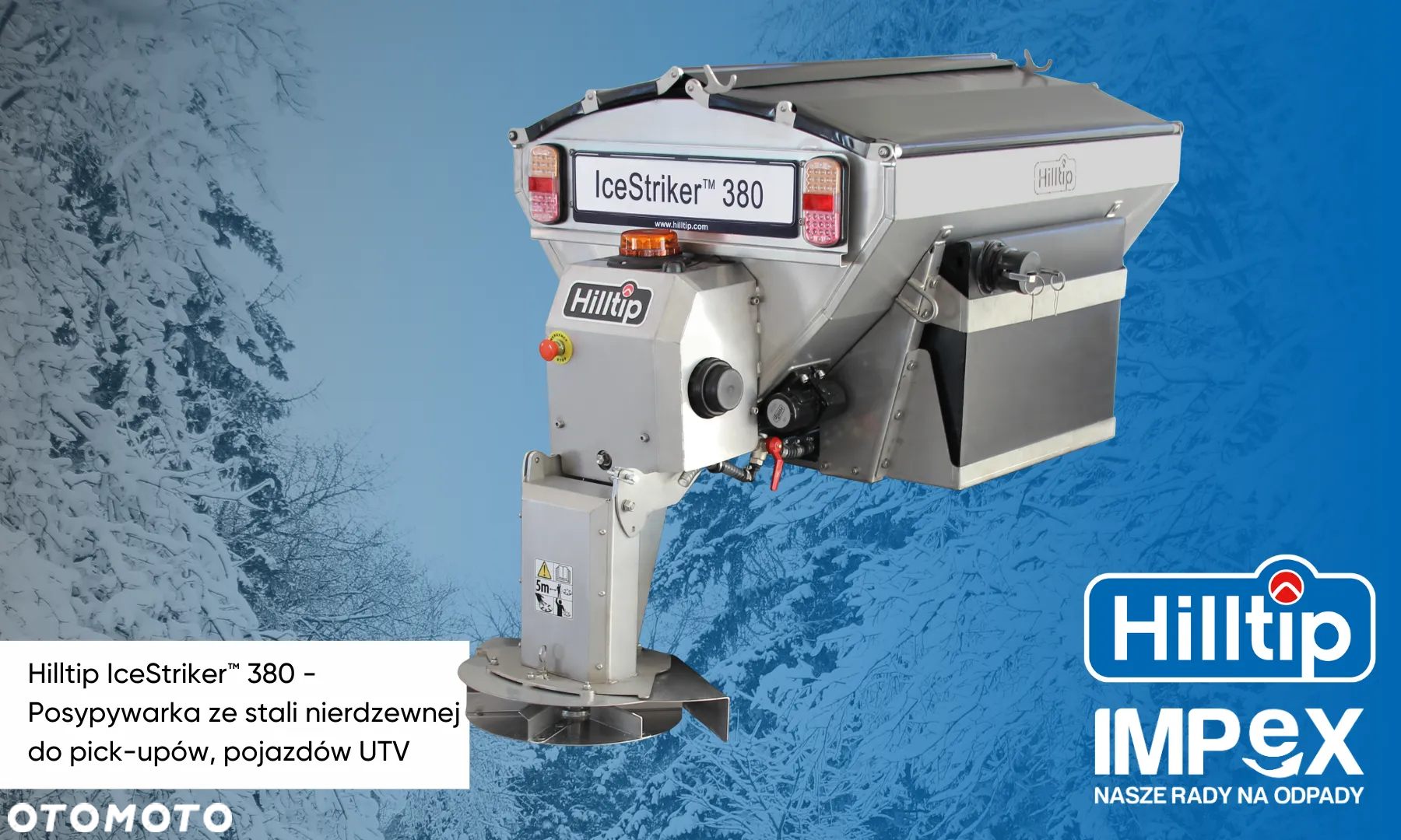Inny IceStriker™ 380 - fabrycznie nowa posypywarka ze stali nierdzewnej do pickupów, pojazdów UTV - 2