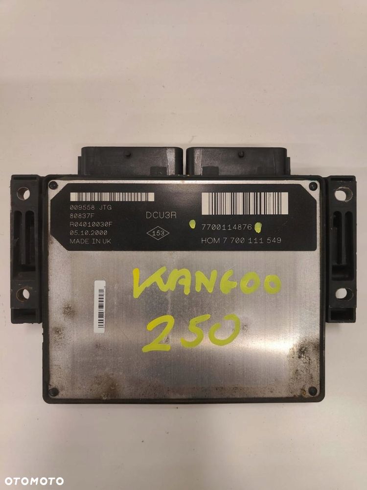 Renault kangoo 7700114876 7700111549 STEROWNIK KOMPUTER SILNIKA - 1