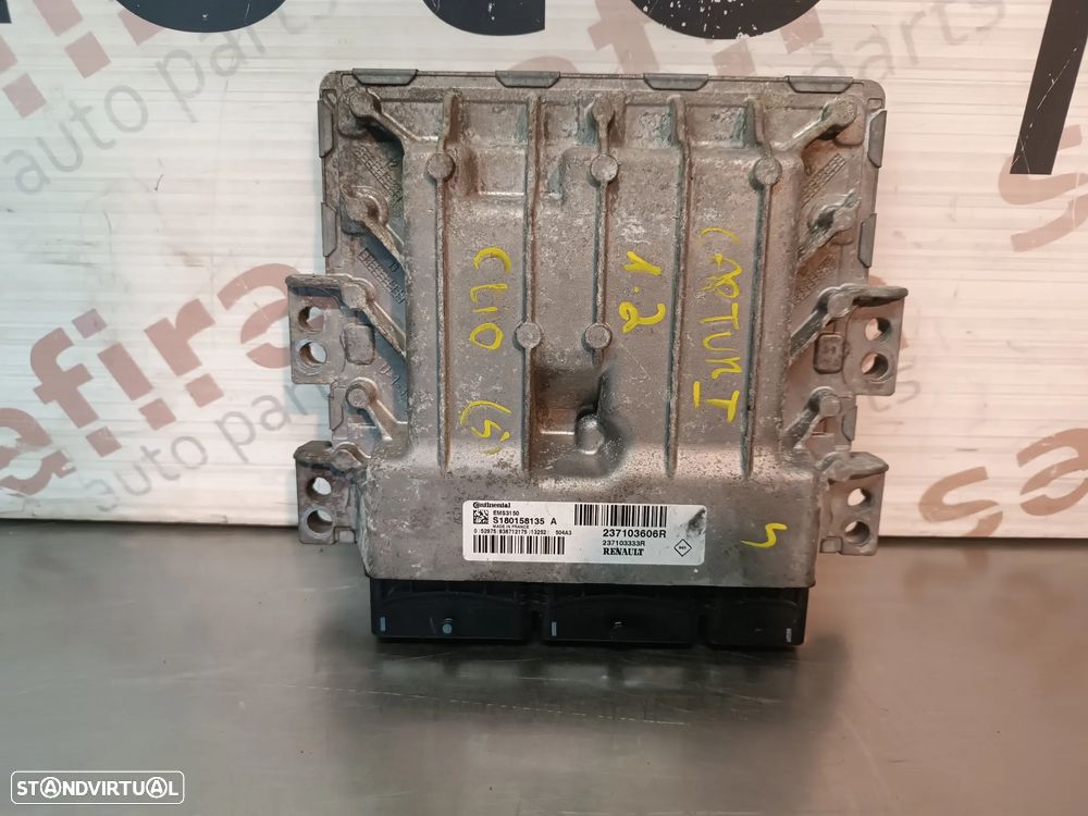 UNIDADE / CENTRALINA DO MOTOR RENAULT CLIO IV 1.2TCE S180158135A 237103606R 237103333R - 1