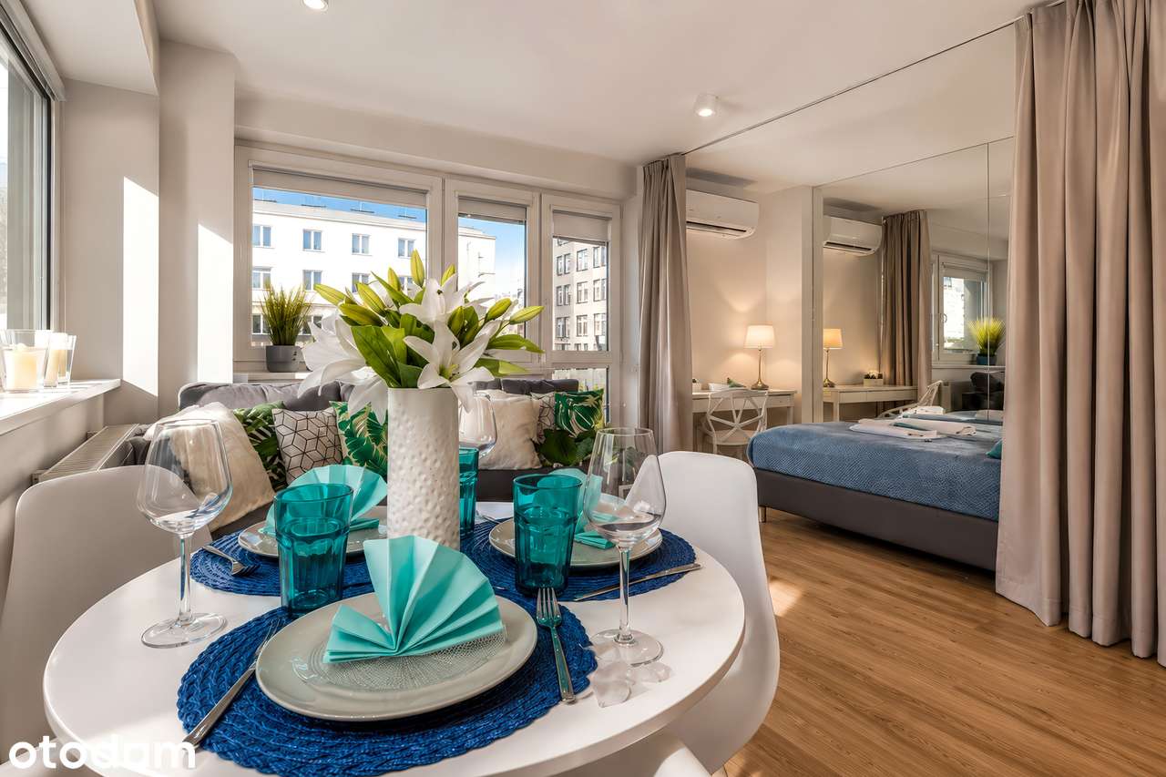 Apartament Premium | Metro Świętokrzyska | Balkon.