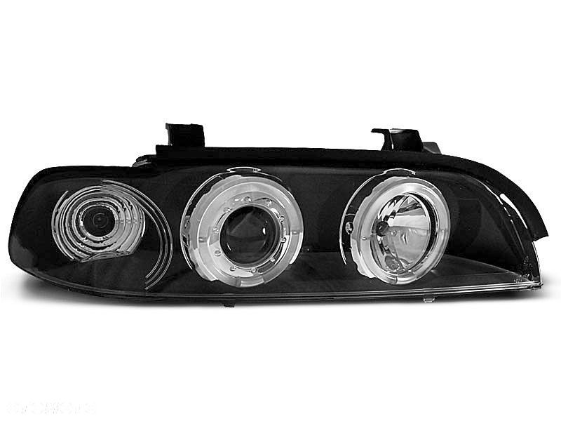 LAMPY REFLEKTORY BMW E39 1995-2003 H1 RING BLACK - 1