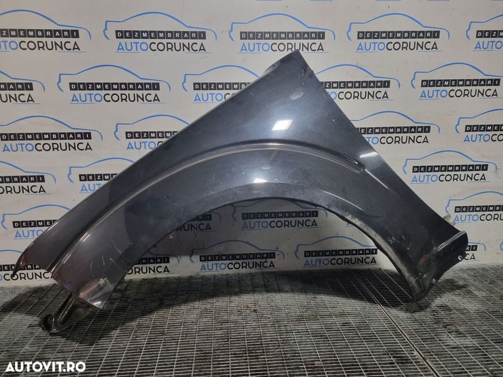 Aripa Stanga Fata Nissan Navara D40 Facelift 2006 - 2010 5 Usi NEGRU GNO BLACK (1187) - 1