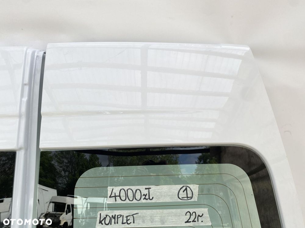 MASTER 3 4 MOVANO NV400 19- DRZWI TYLNE TYŁ BIAŁE PRZESZKLONE KOMPLET  22r. - 6