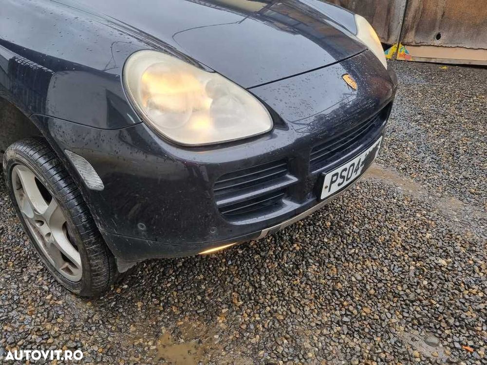 Bara fata Porsche Cayenne 2002 - 2006 NEGRU Z4 / C9Z (1131) model fara spalatoare far - 4