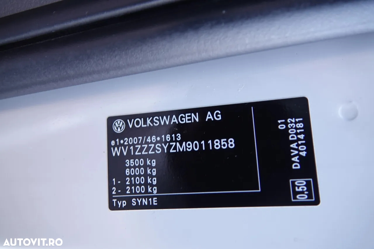 Volkswagen CRAFTER / CREW / TABLĂ / 2020 / Full option / CAROSERIE SCULE / IMPORTAT / CONTRACT POST-SERVICE - 38