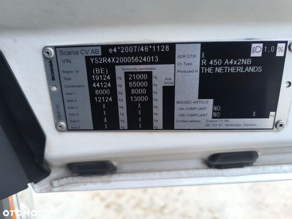 Scania R450 FULL AIR. WAGA, FULL LED. KLIMA POSTOJOWA!! - 25