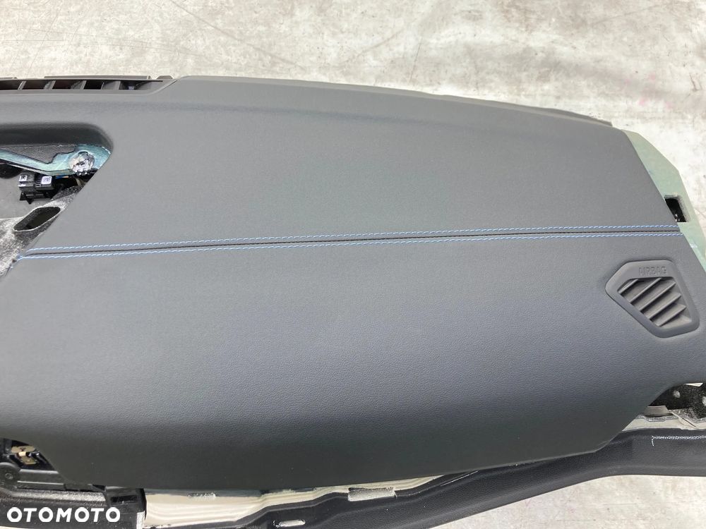 BMW 3 G20 G21 M3 G80 G81 M4 G82 G83 G22 G26 DESKA KONSOLA KOKPIT PULPIT PÓŁKA PARAPET AIRBAG KOLAN PODUSZKI POWIETRZNE KIEROWCY PASAŻERA KOLANOWA KURTYNY KURTYNA PASY PAS naprawa Raz2 !!! SKÓRA - 14