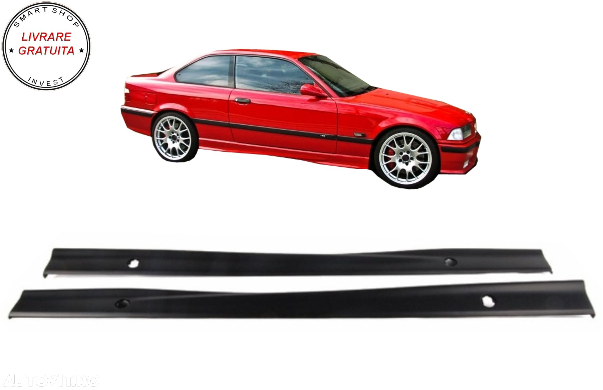 Praguri Laterale BMW Seria 3 E36 (1992-1998) M3 Design- livrare gratuita - 4