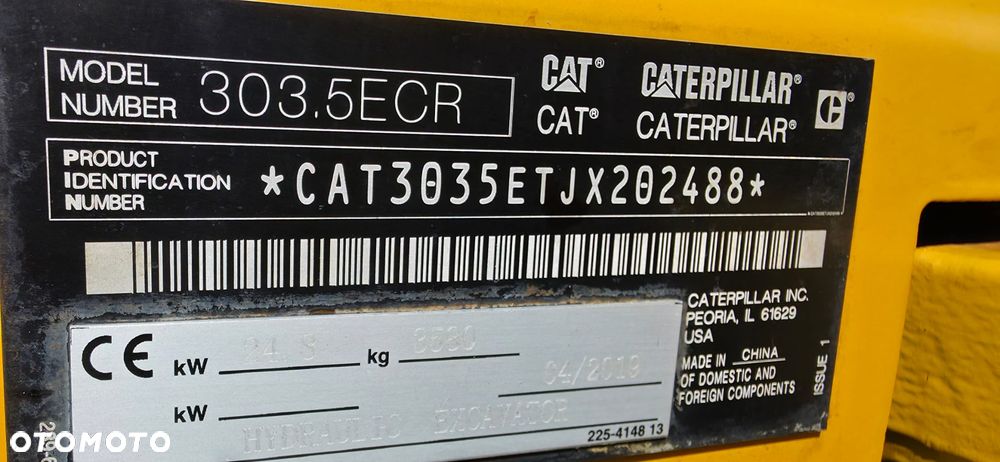 Caterpillar 303,5   /  Cat 303, 303,5 , 302.7, 304 , 305 - 12