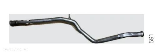 Rura wydechowa Peugeot 307 SW / Kombi 107 KM - 1