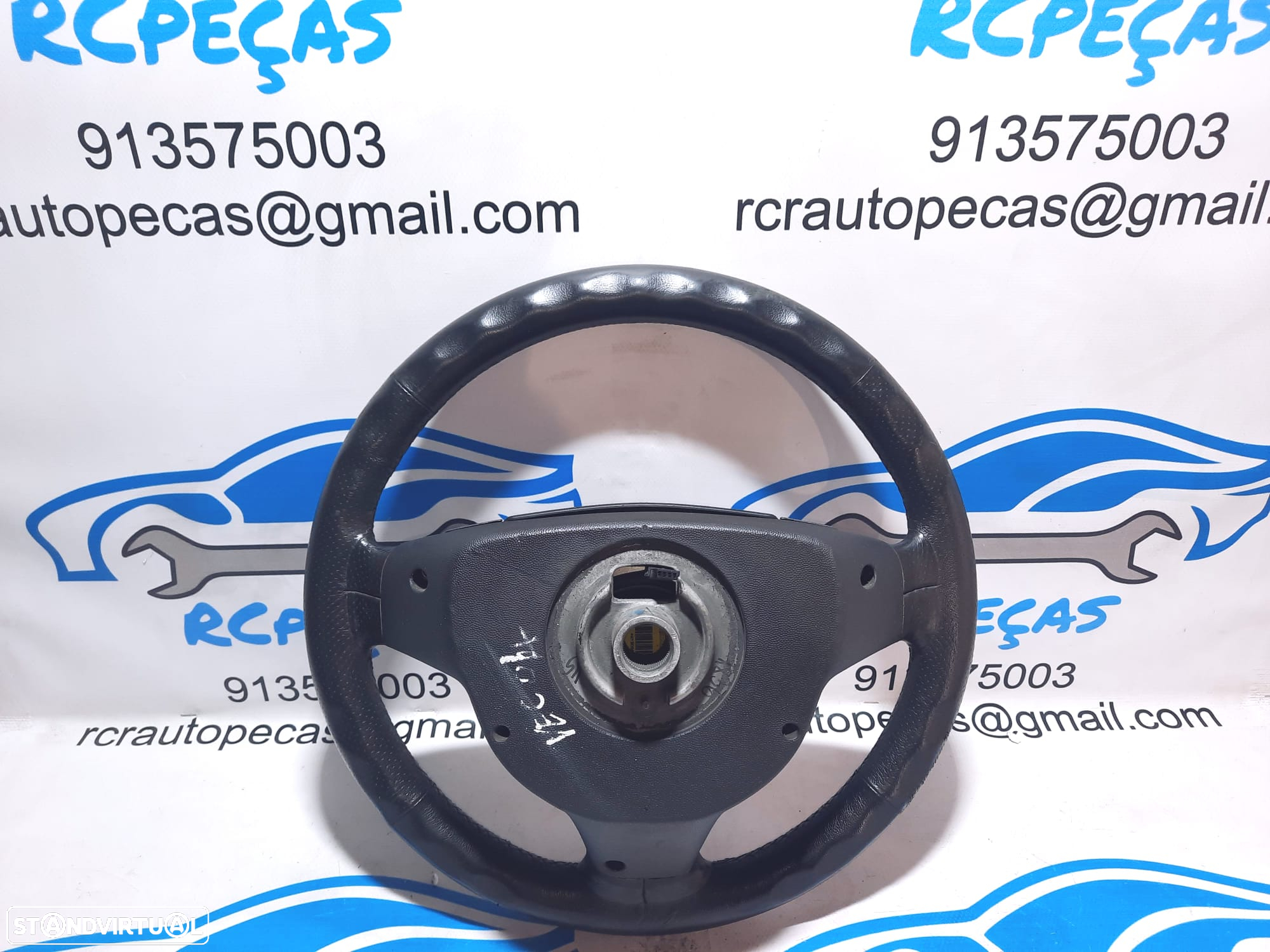 VOLANTE GUIADOR COMPLETO OPEL 13175440 9186750 OPEL VECTRA C Z02 PELE PERFURADA COMANDOS MULTIFUNÇÕES AIRBAG - 7