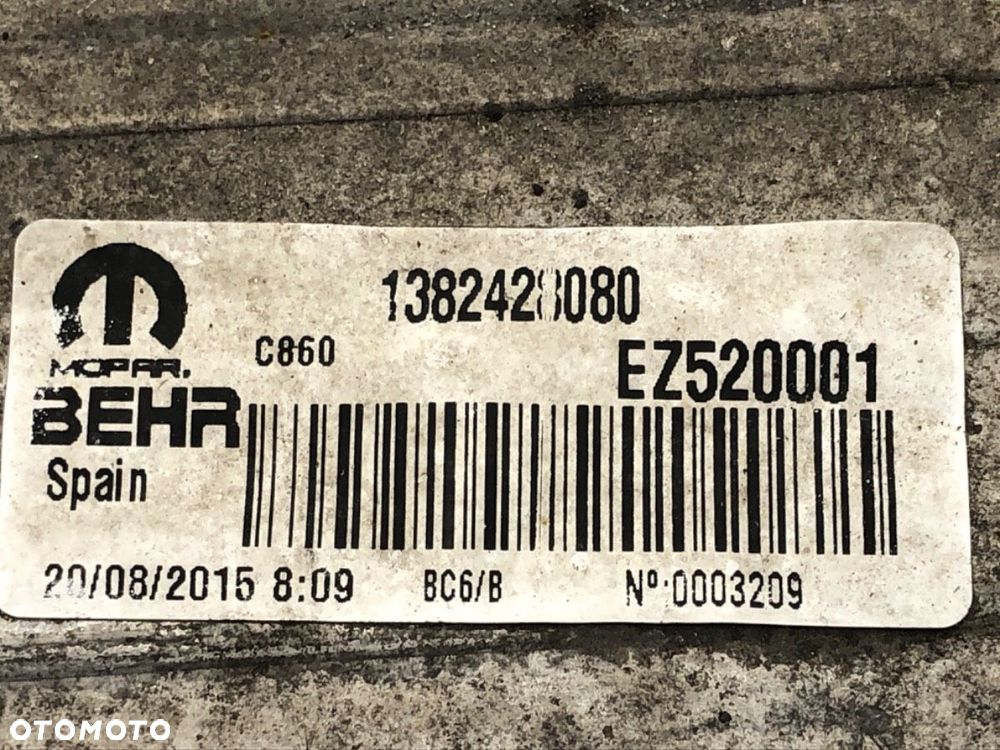 INTERCOOLER - 303.00 PLN - FIAT DUCATO Platforma / podwozie (250_) 2006 - 2022 130 Multijet 2,3 D 96 - 4