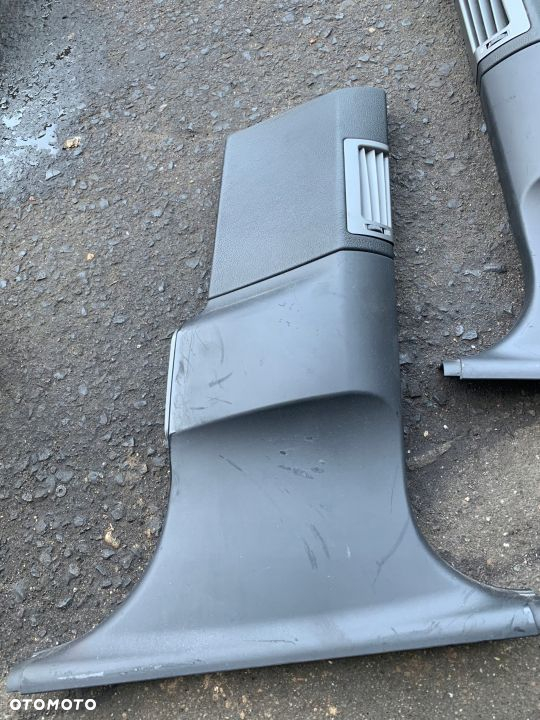 OSŁONY SŁUPKÓW KOMPLET CZARNE BMW E65 LIFT - 2