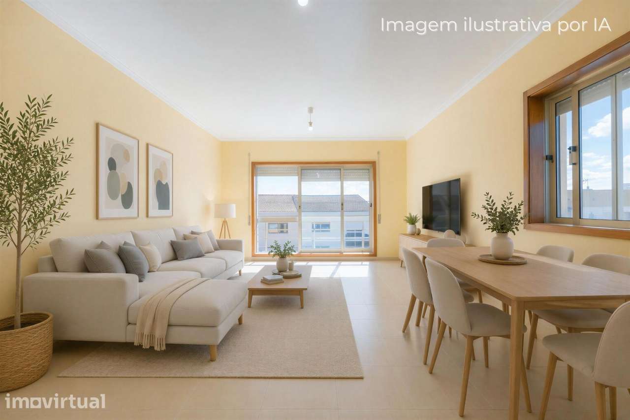 Apartamento T3 com Duas Garagens Fechadas em Águas Santas, Maia - Grande imagem: 3/41