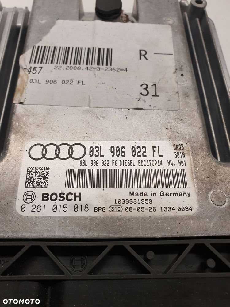 STEROWNIK SILNIKA AUDI A4 B8 A5 CAG-A 03L906022FL - 2