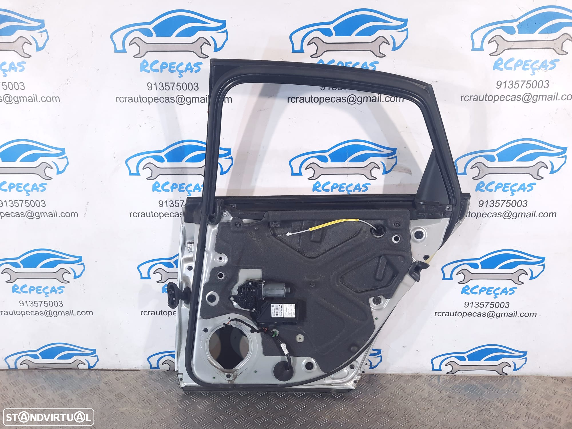 PORTA PORTAS TRASEIRA TRÁS DIREITA AUDI A4 B7 SLINE SEDAN CARRO 8E0833052H 8E0833052 FECHO ELEVADOR MOTOR PUXADOR VIDRO - 6