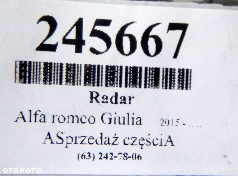 Alfa Romeo Gulia Radar 0203306247 - 4