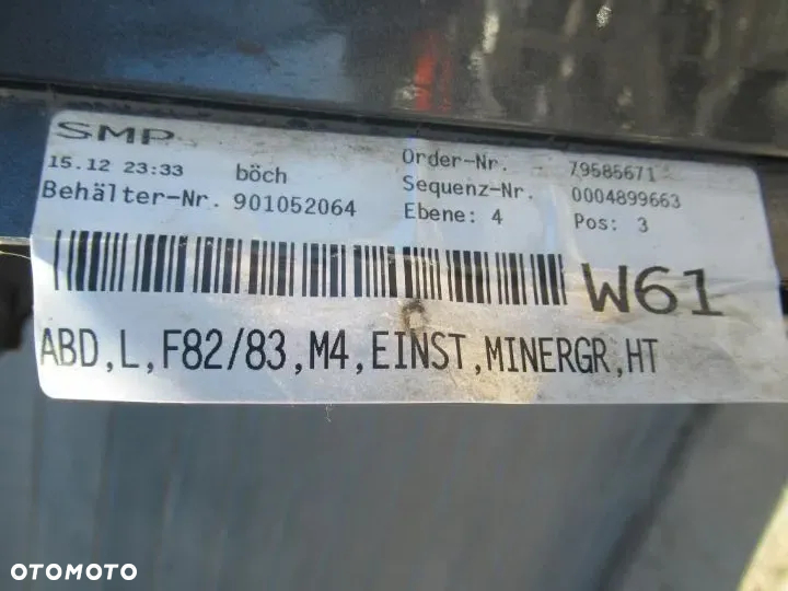 LISTWA PROGOWA PRÓG NAKŁADKA LEWY BMW 4 M4 M-POWER F82 F83 2014- - 17