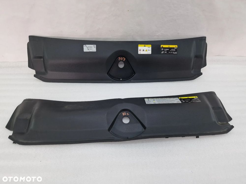 AUDI A4 B9 8W0 14- , LIFT 18- OSŁONA / NAKŁADKA PASA PRZEDNIEGO PRZÓD , NR 8W0807081 , 8W0807081F , NR AUKCJI OP80 - 18